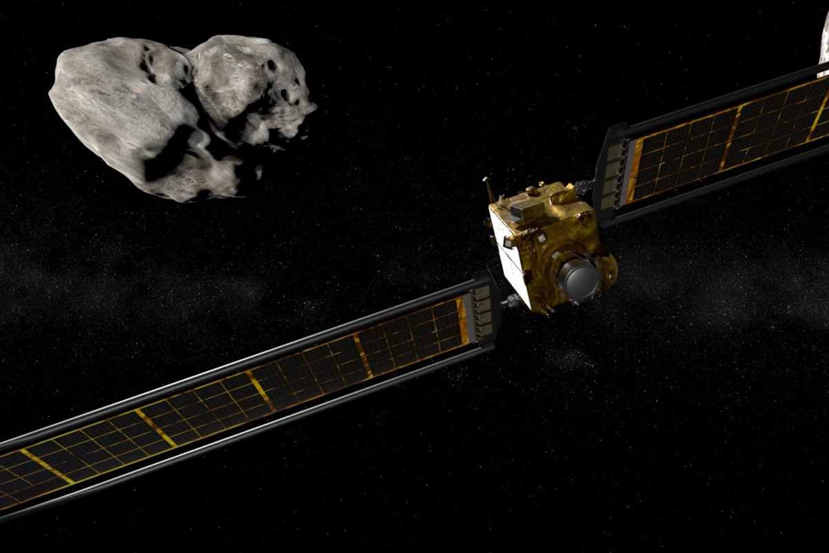 Kosmosa aparāta DART sadursme ar asteroīdu Dimorphos 2022. gadā izraisīja akmeņu krāvumu veidošanos ar diametru līdz 7,2 metriem un varēja mainīt tā orbītu.