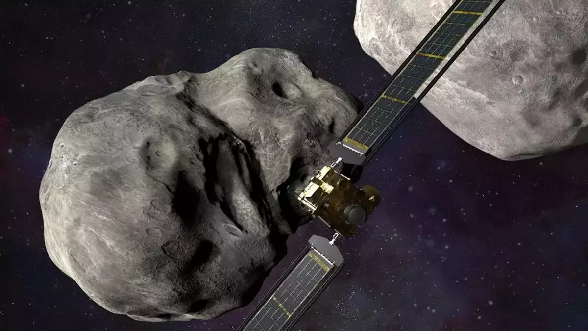Kosmosa aparāta DART sadursme ar asteroīdu Dimorphos 2022. gadā izraisīja akmeņu krāvumu veidošanos ar diametru līdz 7,2 metriem un varēja mainīt tā orbītu.