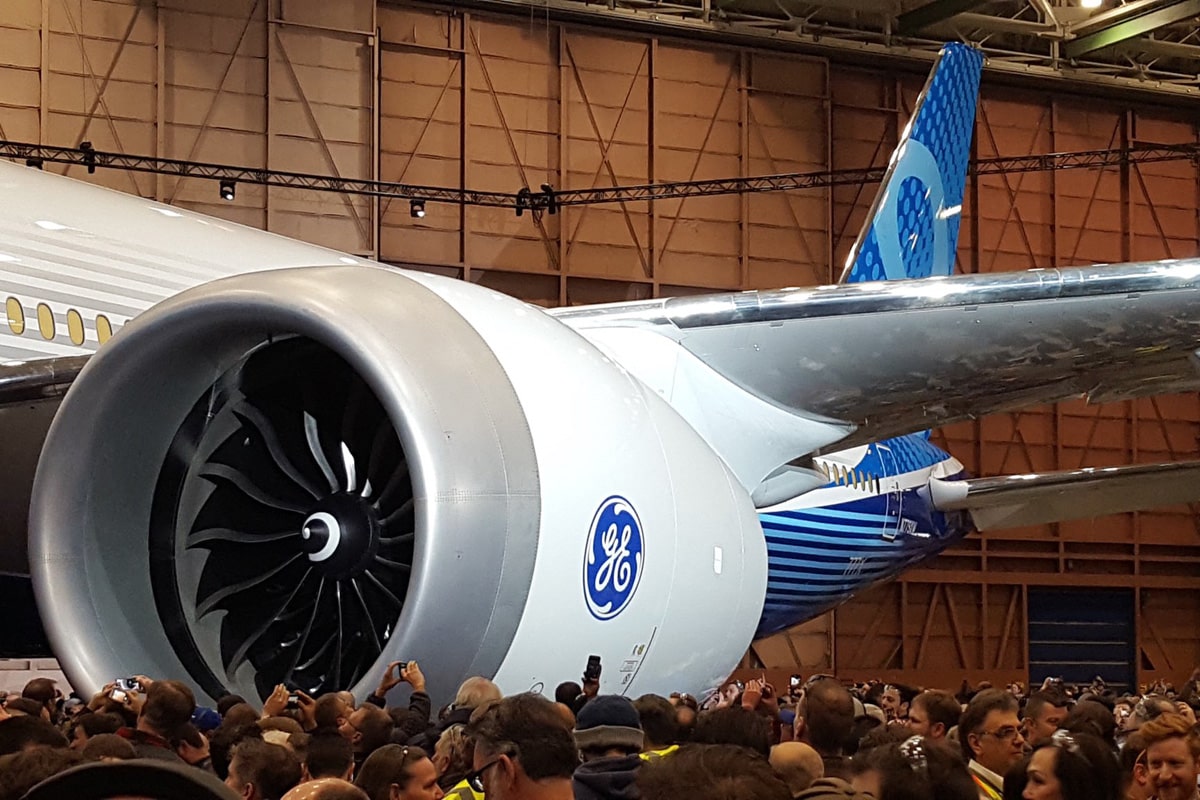 777X ir Boeing galvenais solis, lai atgrieztos virsotnē: salokāmi spārni, pārstrādāts salons un pasaulē lielākais dzinējs.